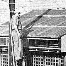 Congressman George E. Brown, Jr. and his staff installed a low-cost, low-technology heating system by themselves for the Congressman's office.